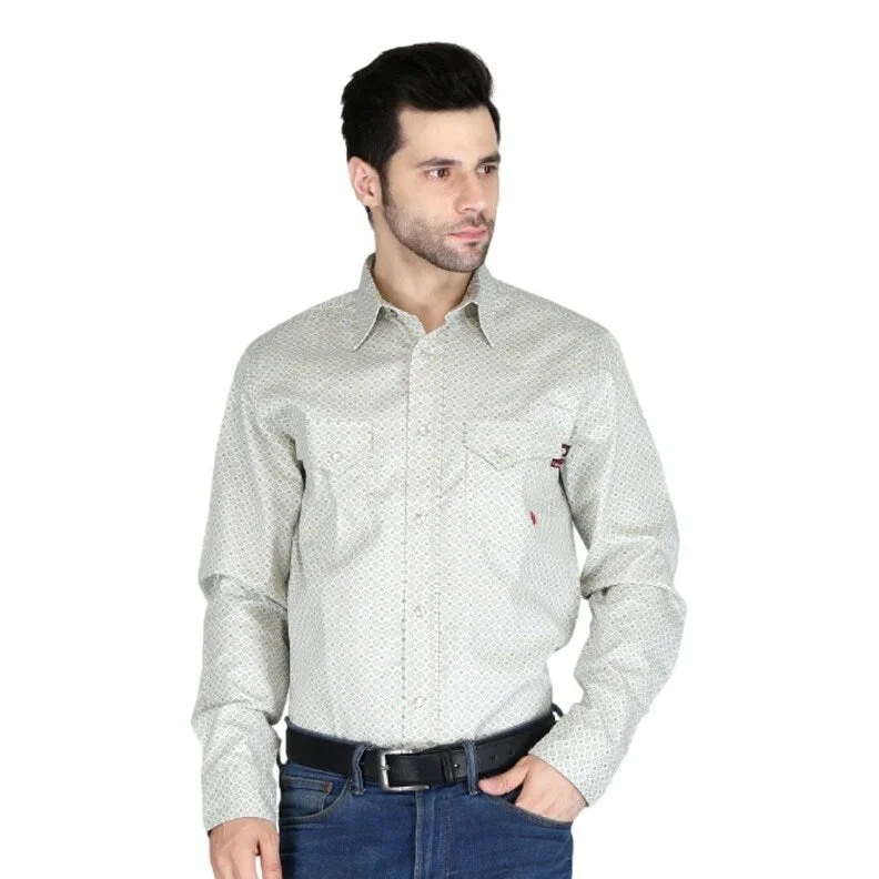 Forge FR Work Shirt Mens Long Sleeve Button Flame Resistant MFRPLDB238