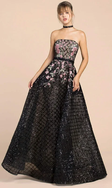 metallic prom dressesAndrea and Leo - A0393 Strapless Embellished Prom Gown