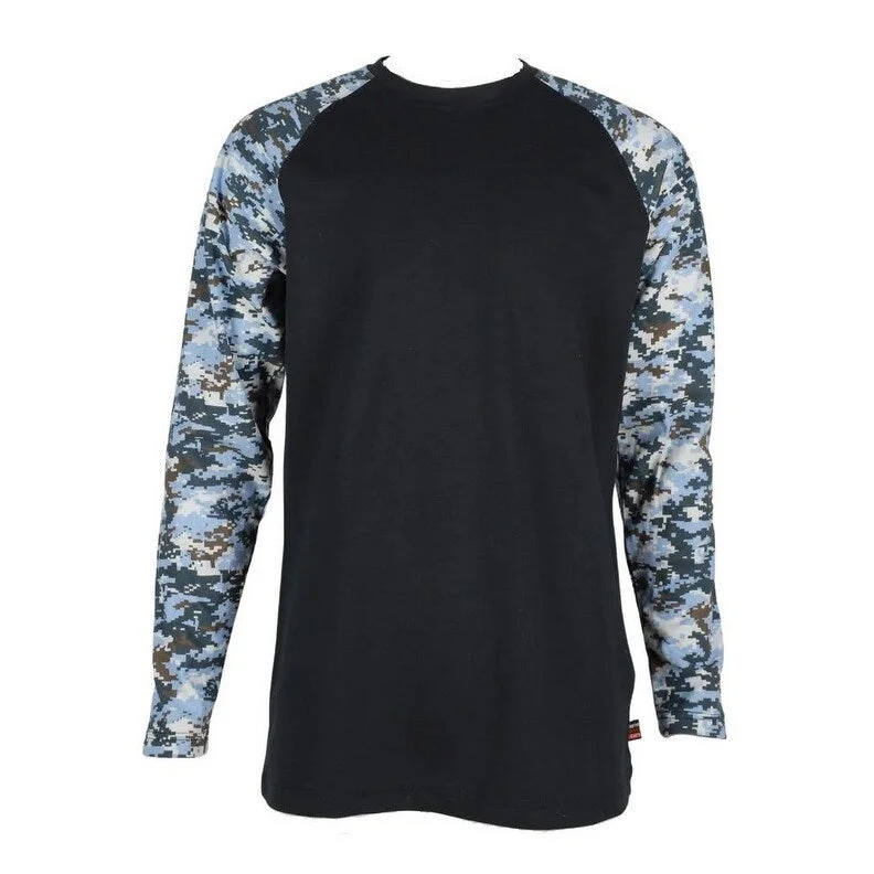 Forge FR Work Shirt Mens Long Sleeve Camo Crew Neck MFRCAMOT-1