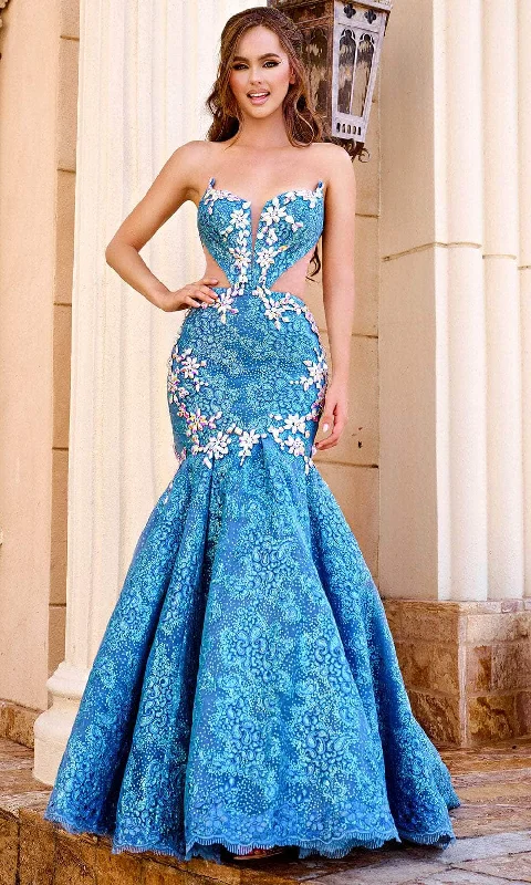 backless prom dressesPortia and Scarlett PS24089 - Beaded Embroidered Prom Gown