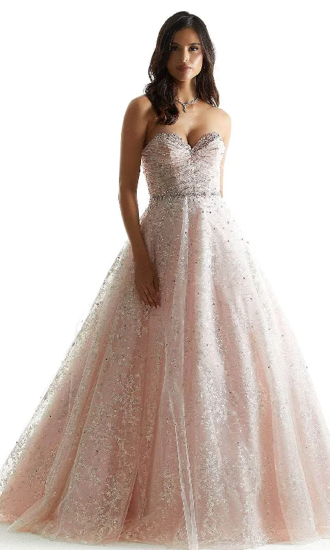 custom prom dressesMori Lee 49066 - Beads Ruched Prom Dress