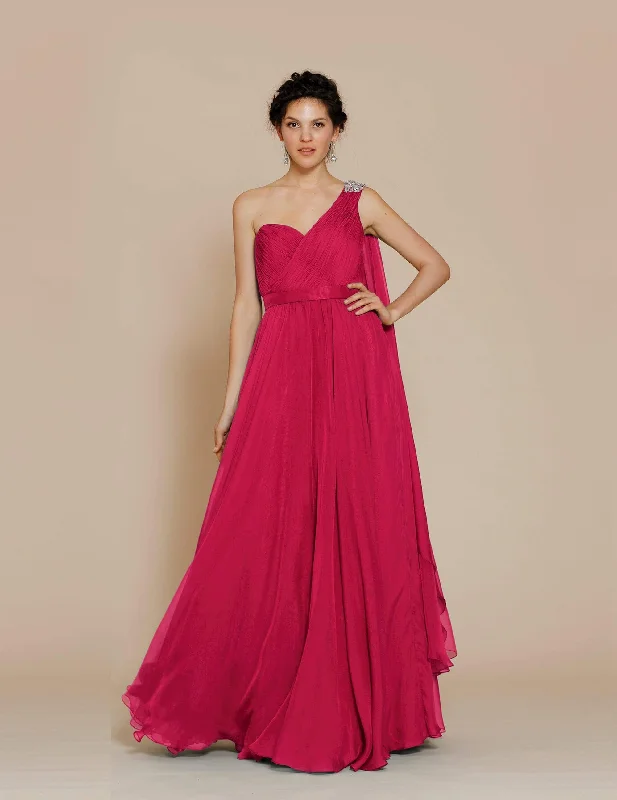 prom dress inspiration galleriesJ'Adore Dresses - One Shoulder Ruche-Styled Prom Dress J2042