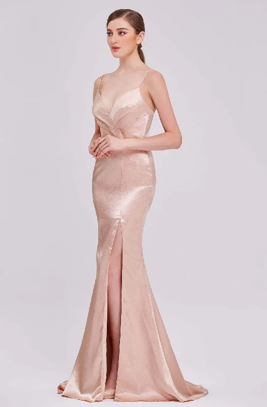 fitted prom dressesJ'Adore Dresses - J16049 Ruched Sleeveless Trumpet Prom Dress