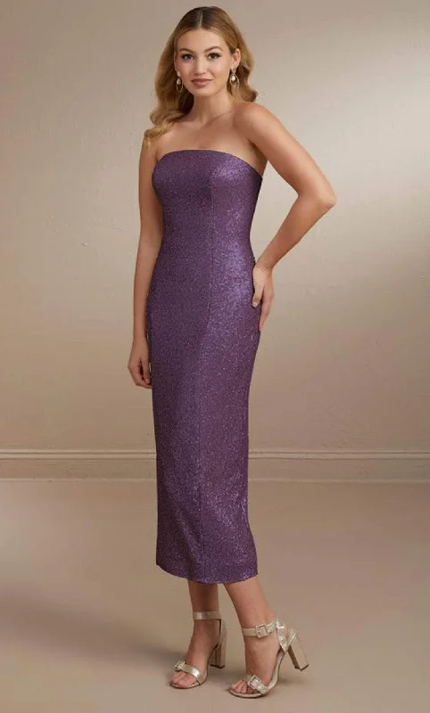 modern prom dressesChristina Wu Celebration 22167 - Sequined Prom Dress With Slit