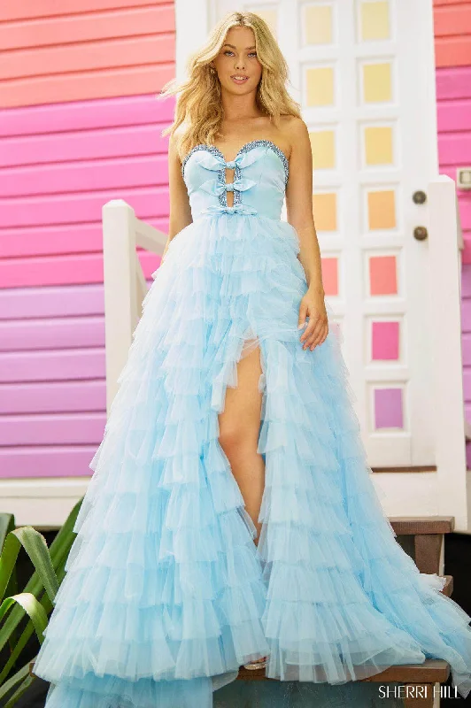 classic prom dressesSherri Hill 56012 - Sweetheart Bows Prom Dress