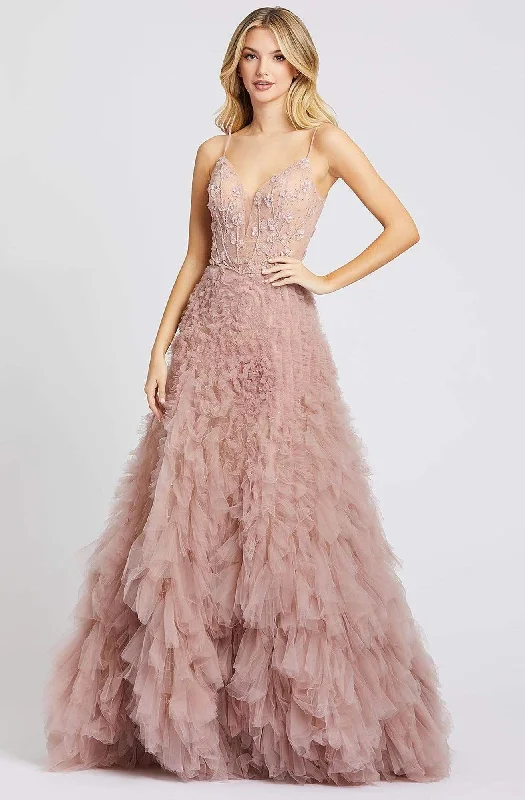 halter neck prom dressesMac Duggal Prom - 20193M Sweetheart Shirred A-Line Gown