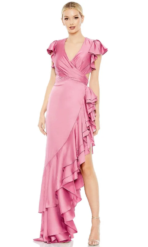 Formal Dress for Cocktail PartiesIeena Duggal 49529 - Ruffled Side Formal Gown