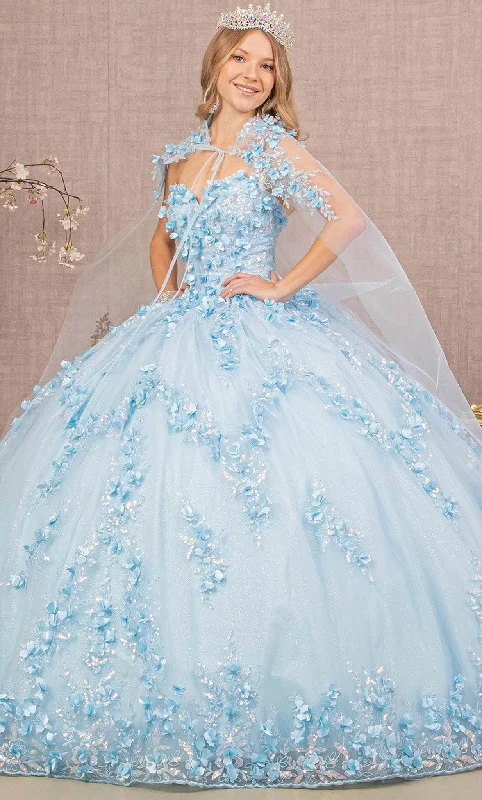 Formal Dress for Oscar NightsElizabeth K GL3103 - Applique Quinceanera Ballgown