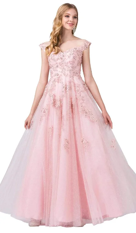 Formal Dress for Charity BallsDancing Queen - 2600 Applique Sweetheart Ballgown