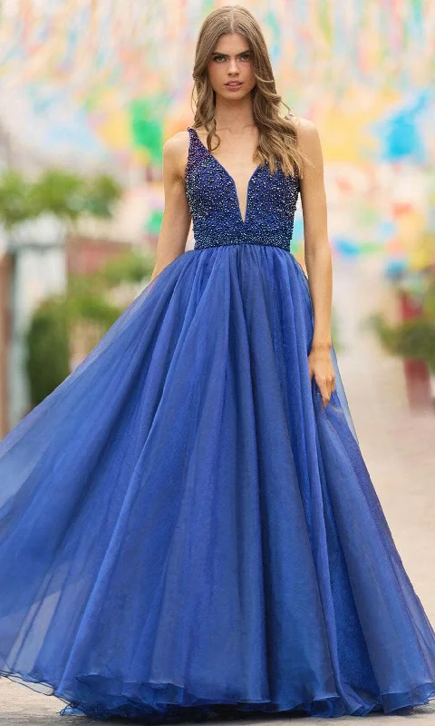 Formal Dress for Costume BallsSherri Hill 55567 - Fit and Flare Embellished Long Gown