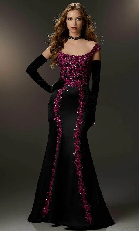 Formal Dress Trends 2023Mori Lee 48012 - Embroidered Off-Shoulder Gown