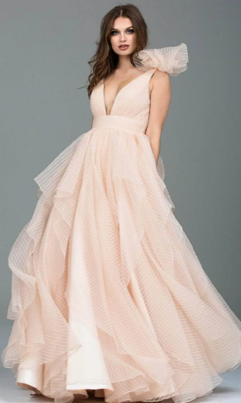 Formal Dress for Charity BallsJovani 55210 - Sleeveless Empire Ballgown