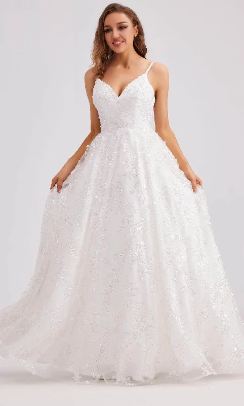 Formal Dress for Evening WeddingsJ'Adore Dresses J23035 - Embellished Tulle Ballgown