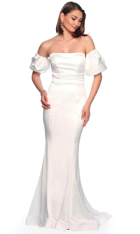 Formal Dress for Church WeddingsDave & Johnny Bridal 11342 - Puff Sleeve Bridal Gown