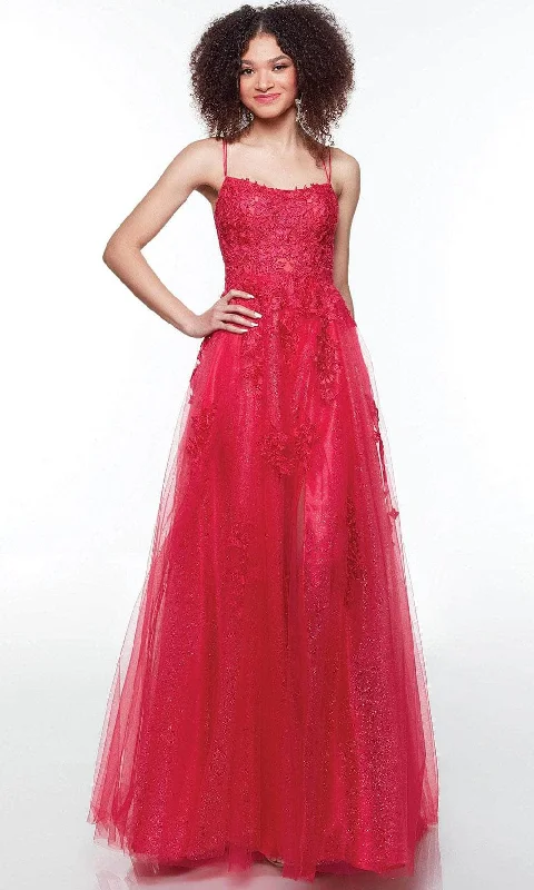 Formal Dress for Ballet PerformancesAlyce Paris 61255 - Open Back Dressesop Neck Tulle Ballgown