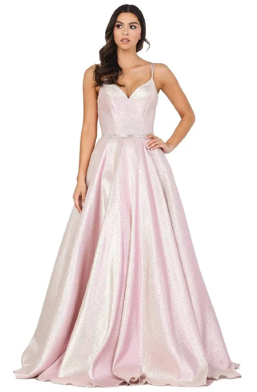 Formal Dress for Resort EventsDancing Queen - 2958 Sleeveless Crisscross Back A-Line Gown