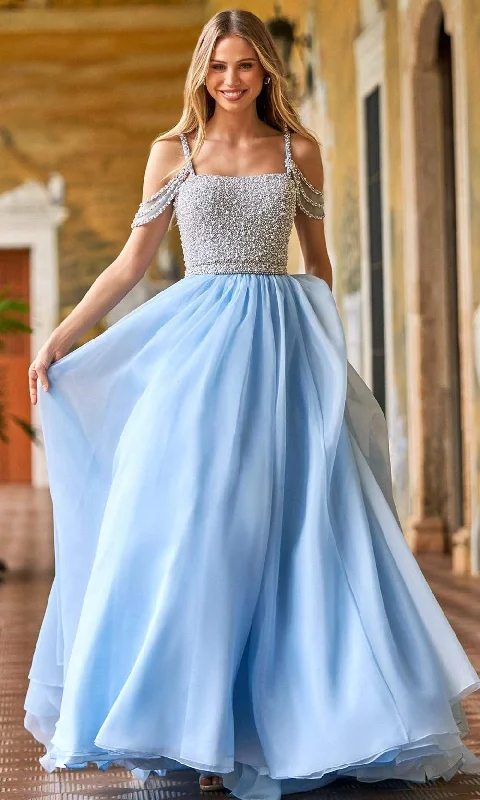 Formal Dress for Modeling AuditionsSherri Hill - 54976 Draped Off Shoulder Ballgown