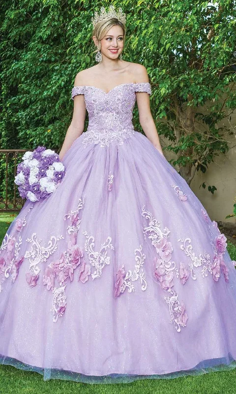 Formal Dress for Golden GlobesDancing Queen - 1598 Floral Accented Ballgown