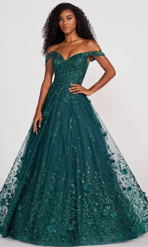 Formal Dress for Theme Park EventsEllie Wilde EW34113 - Sweetheart Beaded Floral Ballgown