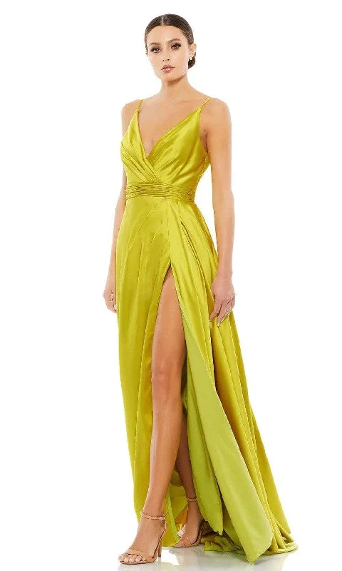 Formal Dress for Business EventsMac Duggal - 12443 V-neck A-Line Gown