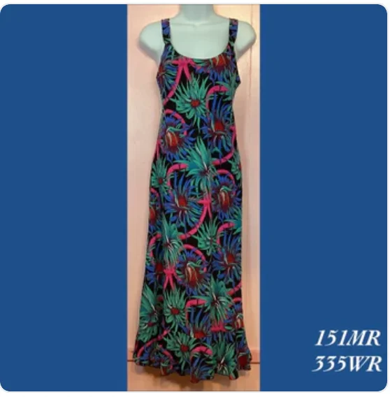 maxi dresses for boat rides151MR - 335WR , Bias strap dress long with ruffle