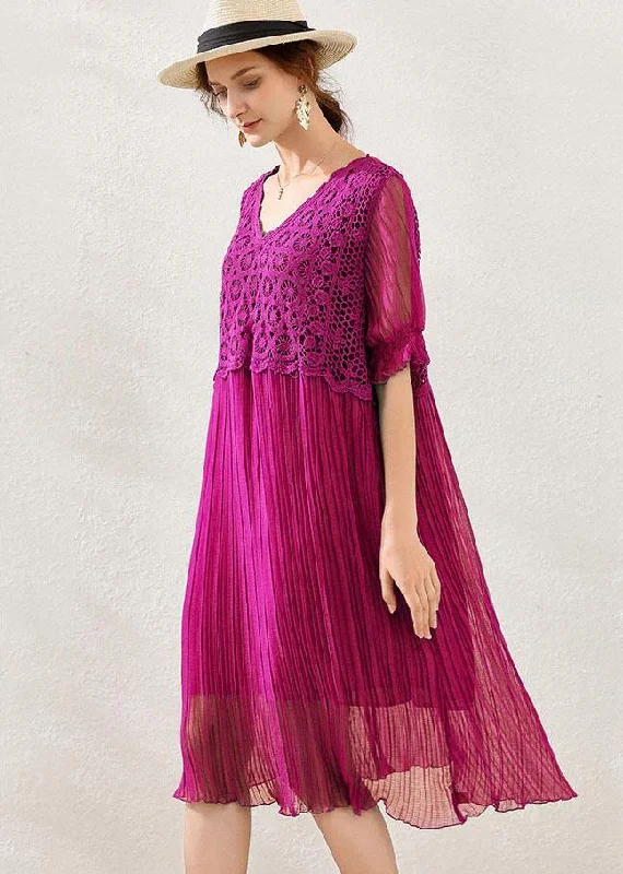 maxi dresses for casual FridaysWomen Rose Fashion Flare Sleeve Spring Long Dress