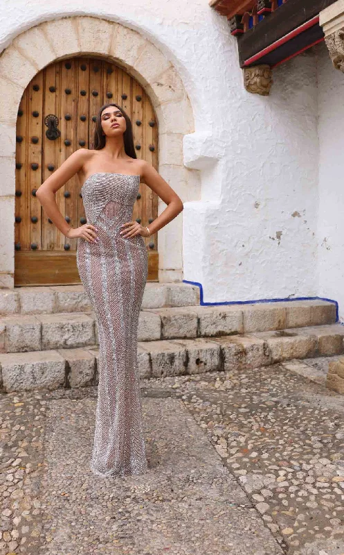 Sequined DressChic and Holland HF110358 Dress