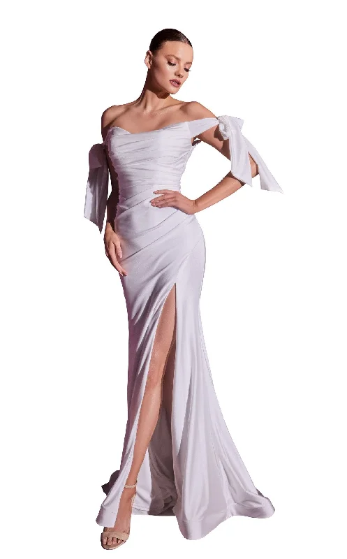 Metallic DressCinderella Divine CD944W Dress