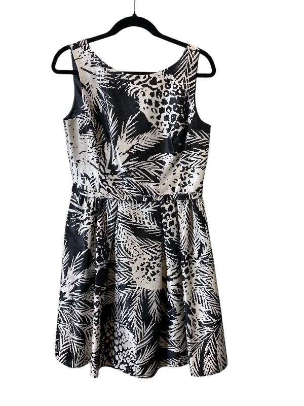 Beaded DressDress Casual Short By Taylor In Black & White, Size: 6