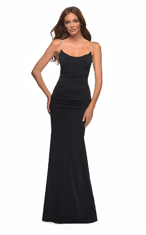 High-Neck DressLa Femme 30701 Dress